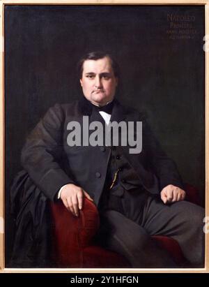 Hippolyte Flandrin (Lione 1809 - Roma, Italie 1864), Napoleone-Joseph-Charles-Paul Bonaparte, principe Napoleone, 1860, museo d'Orsay, Parigi, Francia. Foto Stock