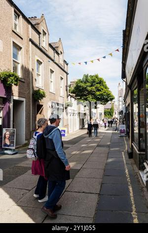 Albert Street a Kirkwall sulla Mainland Orkney. Foto Stock Albert Street a Kirkwall sulla Mainland Orkney. Foto Stock