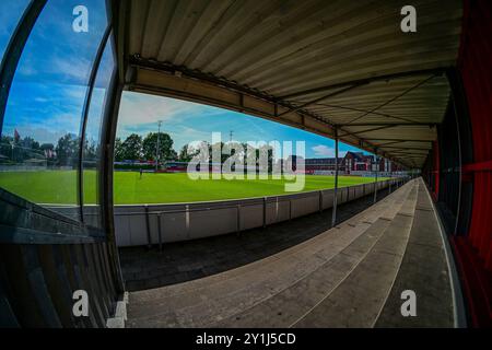 Groesbeek, Paesi Bassi. 7 settembre 2024. GROESBEEK, 07-09-2024, Sportpark Zuid, Betnation Divisie. Dutch Tweede Divisie, stagione calcistica 2024/2025. Sportpark Zuid prima del match de Treffers - AFC. Crediti: Pro Shots/Alamy Live News Foto Stock