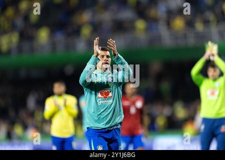 Almeria, Brasile. 7 settembre 2024. São PAOLO, BRASILE - 7 SETTEMBRE 2026: Partita di qualificazione al campionato del mondo FIFA sudamericano tra Brasile ed Ecuador al Major Antônio Couto Pereira il 7 settembre 2024 a Curitiba, Brasile. (Foto di Wanderson Oliveira/PxImages) credito: PX Images/Alamy Live News Foto Stock