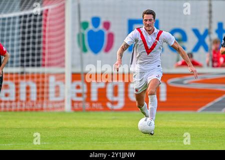 Groesbeek, Paesi Bassi. 7 settembre 2024. GROESBEEK, 07-09-2024, Sportpark Zuid, Betnation Divisie. Dutch Tweede Divisie, stagione calcistica 2024/2025. Giocatore dell'AFC Tim Linthorst durante il match de Treffers - AFC. Crediti: Pro Shots/Alamy Live News Foto Stock