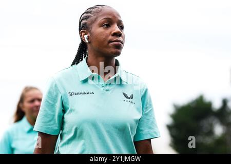 Londra, Regno Unito. 7 settembre 2024. Londra - durante una partita amichevole nella stagione 2024/2025. Il match è ambientato tra Chelsea F.C. Women e Feyenoord V1 a Kingsmeadow il 7 settembre 2024 a Londra, Inghilterra. Credito: Foto Box to Box/Alamy Live News Foto Stock