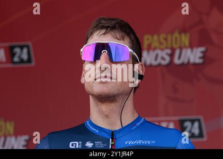 Stefan Kung secista svizzero TT del Groupama FDJ Team Foto Stock