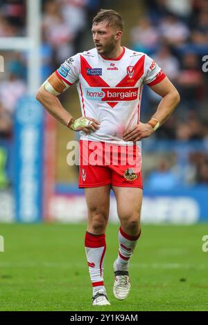 Warrington, Regno Unito. 7 settembre 2024. Joe Batchelor di St. Helens durante il Betfred Super League Round 25 partita Warrington Wolves vs St Helens all'Halliwell Jones Stadium, Warrington, Regno Unito, 7 settembre 2024 (foto di Gareth Evans/News Images) a Warrington, Regno Unito, il 7/9/2024. (Foto di Gareth Evans/News Images/Sipa USA) credito: SIPA USA/Alamy Live News Foto Stock