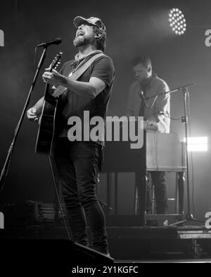 GAINESVILLE, FLORIDA, STATI UNITI. 05 SETTEMBRE 2024. Due volte vincitore del Grammy Award Zach Williams che si esibisce dal vivo. Credito: Bill Ragan/Alamy Live News Foto Stock