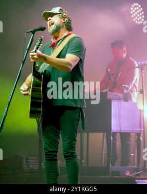 GAINESVILLE, FLORIDA, STATI UNITI. 05 SETTEMBRE 2024. Due volte vincitore del Grammy Award Zach Williams che si esibisce dal vivo. Credito: Bill Ragan/Alamy Live News Foto Stock