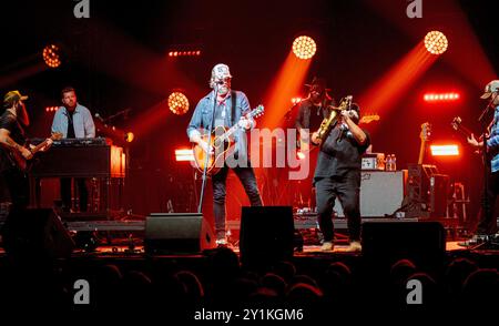 GAINESVILLE, FLORIDA, STATI UNITI. 05 SETTEMBRE 2024. Due volte vincitore del Grammy Award Zach Williams che si esibisce dal vivo. Credito: Bill Ragan/Alamy Live News Foto Stock