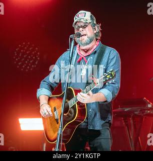 GAINESVILLE, FLORIDA, STATI UNITI. 05 SETTEMBRE 2024. Due volte vincitore del Grammy Award Zach Williams che si esibisce dal vivo. Credito: Bill Ragan/Alamy Live News Foto Stock