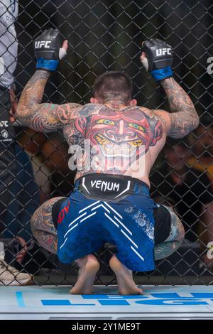 Las Vegas, Stati Uniti. 7 settembre 2024. UFC Welterweight Sean Brady durante UFC su ESPN 100 a UFC Apex Credit: Malachi Gabriel/Alamy Live News Foto Stock