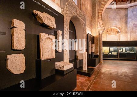 Museo dei Consigli e della cultura visigota, Chiesa di San Román, Toledo, Castilla-la Mancha, Spagna. Foto Stock