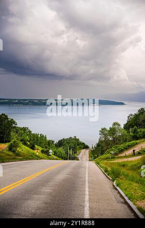 Charlevoix Landscape, Quebec, Canada Foto Stock