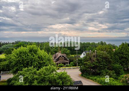 Charlevoix Landscape, Quebec, Canada Foto Stock