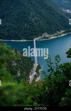 Piva Canyon! Gemma nascosta in Montenegro Foto Stock