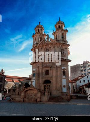 Pontevedra, Galizia, Spagna. 2 ottobre 2012. Chiesa "Iglesia de la Virgen Peregrina" a Pontevedra. Foto Stock