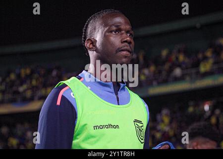 Curitiba, Brasile. 7 settembre 2024. Brasile vs Ecuador - 7° round delle qualificazioni ai Mondiali di calcio Jackson Porozo, durante la partita tra Brasile e Ecuador, valido per il 7° round delle qualificazioni ai Mondiali di calcio 2026, tenutosi a Couto Pereira, a Curitiba (PR), questo venerdì (06/09). Riquelve nata/SPP (Riquelve nata/SPP) credito: SPP Sport Press Photo. /Alamy Live News Foto Stock