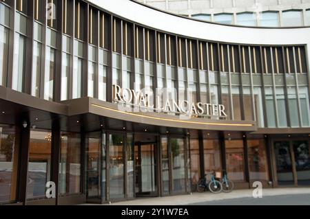 Royal Lancaster Hotel, Bayswater Road, Bayswater, City of Westminster, Londra, Inghilterra, Regno Unito. Uno dei migliori hotel di Londra; lussuoso hotel Foto Stock