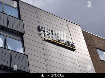 Londra, Regno Unito. 8 settembre 2024. Vista generale della United Students Hall di King's Cross, il più grande proprietario di una sala studentesca del Regno Unito, si trova di fronte a un'azione legale per presunte cattive condizioni della sua sistemazione studentesca, tra cui infestazione e muffa. Credito: SOPA Images Limited/Alamy Live News Foto Stock