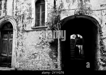 Lentiscosa, l'antico borgo, Salerno, Campania, Italia Foto Stock