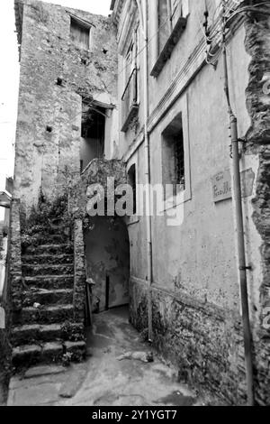 Lentiscosa, l'antico borgo, Salerno, Campania, Italia Foto Stock