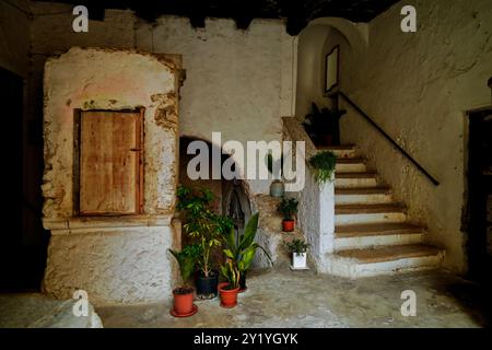 Lentiscosa, l'antico borgo, Salerno, Campania, Italia Foto Stock