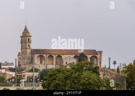 Vista su Sant Pere de Petra Foto Stock