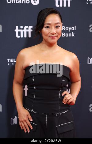 Stephanie Hsu agli arrivi per LA prima di ROBOT SELVAGGI al Toronto International Film Festival (TIFF) 2024, Roy Thomson Hall, Toronto, l'8 settembre, 2024. foto di: JA/Everett Collection Foto Stock