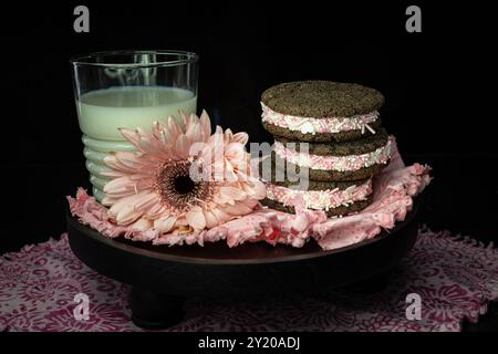 Sandwich con biscotti Foto Stock