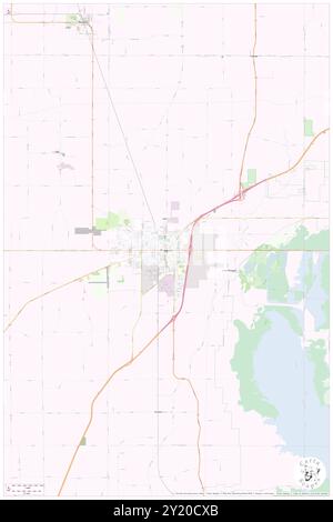 Waupun, Dodge County, Stati Uniti, Wisconsin, N 43 37' 59'', S 88 43' 46'', MAP, Cartascapes Map pubblicata nel 2024. Esplora Cartascapes, una mappa che rivela i diversi paesaggi, culture ed ecosistemi della Terra. Viaggia attraverso il tempo e lo spazio, scoprendo l'interconnessione del passato, del presente e del futuro del nostro pianeta. Foto Stock