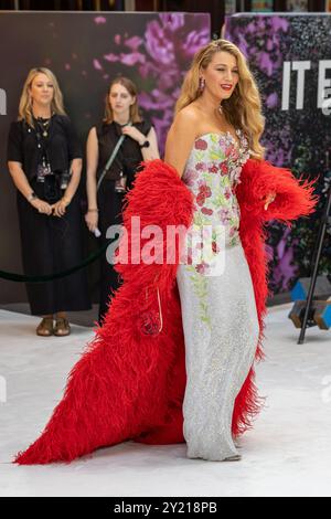 Celebs partecipa a IT ends with Us Gala a Odeon, Leicester Square con: Blake Lively Where: London, Regno Unito quando: 08 agosto 2024 Credit: Phil Lewis/WENN Foto Stock