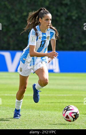 Bogotà, Colombia. 8 settembre 2024. Denise Rojo dell'Argentina durante la partita del girone F FIFA U-20 Women's World Cup Colombia 2024 tra Argentina e Costa Rica, allo stadio Metropolitano de Techo, a Bogotà l'8 settembre 2024. Foto: Julian Medina/DiaEsportivo/Alamy Live News crediti: DiaEsportivo/Alamy Live News Foto Stock