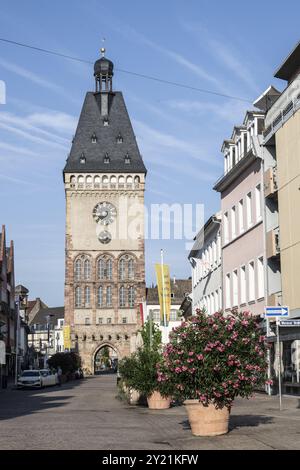 Altpoertel, porta della città occidentale di Spira, Renania-Palatinato, Germania, Europa Foto Stock