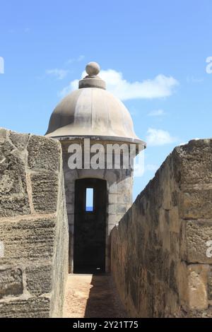 Fortezza di El Morro a San Juan, Porto Rico, Caraibi, Nord America Foto Stock