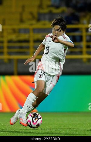 Bogotà, Colombia. 8 settembre 2024. Techo Metropolitan Stadium Maya Hijikata del Giappone, durante la partita tra Austria e Giappone, per il terzo round del gruppo e della Coppa del mondo femminile FIFA U-20 Colombia 2024, al Techo Metropolitan Stadium, questa domenica 08. 30761 (Julian Medina/SPP) credito: SPP Sport Press Photo. /Alamy Live News Foto Stock