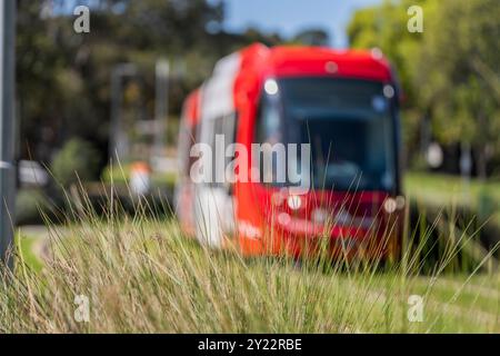 Stazione del tram di Ngara nell'ospedale di Cumberland Foto Stock
