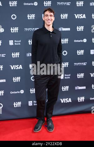 Toronto, Canc. 7 settembre 2024. Noah Pink partecipa alla prima di "Eden" durante il Toronto International Film Festival 2024 alla Roy Thomson Hall il 7 settembre 2024 a Toronto, Ontario. Foto: PICJER/imageSPACE credito: Imagespace/Alamy Live News Foto Stock