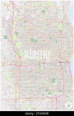 Highland Park, contea di Fond du Lac, Stati Uniti, Wisconsin, N 43 53' 38'', S 88 20' 51'', mappa, Cartascapes Mappa pubblicata nel 2024. Esplora Cartascapes, una mappa che rivela i diversi paesaggi, culture ed ecosistemi della Terra. Viaggia attraverso il tempo e lo spazio, scoprendo l'interconnessione del passato, del presente e del futuro del nostro pianeta. Foto Stock