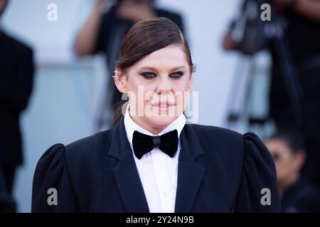 News - 2024 cerimonia di chiusura Red Carpet - la 81° Mostra Internazionale d'Arte cinematografica di Venezia Barbara Paz partecipa alla cerimonia di chiusura del Red carpet durante la 81° Mostra Internazionale d'Arte cinematografica di Venezia al Palazzo del Cinema il 7 settembre 2024 a Venezia. Foto: Cinzia Camela. Lido di Venezia Palazzo del Cinema Italia Copyright: XCinziaxCamelax/xLiveMediax LPN 1509833 Foto Stock