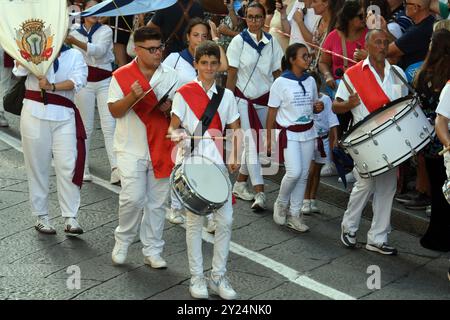 Palmi Reggio Calabria 25 ago 2024 - Varia di Palmi, società di navigazione Foto Stock