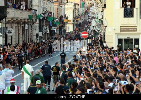 Palmi Reggio Calabria 25 ago 2024 - Varia di Palmi, la Varia Foto Stock
