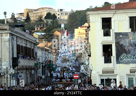 Palmi Reggio Calabria 25 ago 2024 - Varia di Palmi, la Varia Foto Stock