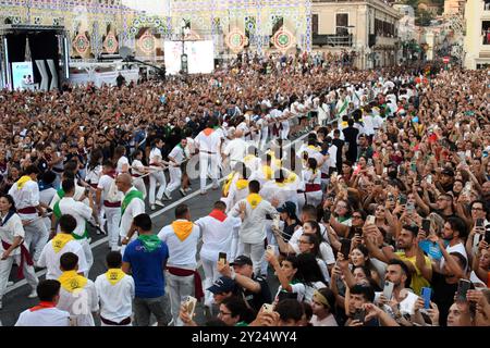 Palmi Reggio Calabria 25 ago 2024 - Varia di Palmi, la Varia Foto Stock