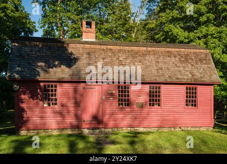 Jordan Schoolhouse   Waterford, Connecticut, Stati Uniti Foto Stock