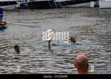 VALLETTA, MALTA - 8 SETTEMBRE 2024, l'evento nazionale maltese di regata della giornata della Vittoria 2024 Foto Stock