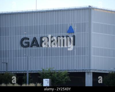 Olathe, Kansas - 8 settembre 2024: Garmin Headquarters Main Office nell'area di Kansas City Foto Stock