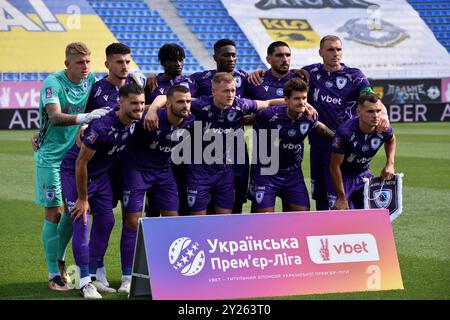Kiev, Ucraina. 1 settembre 2024. Kiev, Ucraina 01 settembre 2024 LNZ Cherkasy 5° round della partita VBET di Premier League Ucraina tra Dynamo Kiev - LNZ Cherkasy (KUBANOV PAVLO UKR/SPP) crediti: SPP Sport Press Photo. /Alamy Live News Foto Stock