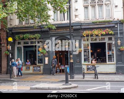 Il pub Garrick Arms nel centro di Londra Foto Stock