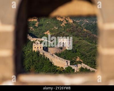 Chengde, Cina. 9 settembre 2024. Vista della grande Muraglia Jinshanling a Chengde, Cina, il 4 agosto 2015. (Foto di Costfoto/NurPhoto) credito: NurPhoto SRL/Alamy Live News Foto Stock