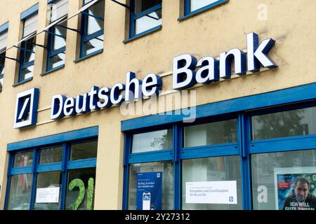 Deutsche Bank, Logo Sign Brand Germany Europe Foto Stock
