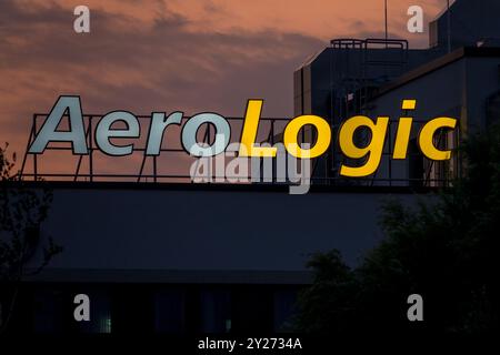 Marchio AeroLogic Logo Company Leipzig Germania Europa Foto Stock