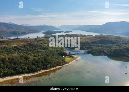 Silver Sands di Morar, vicino Mallaig, Lochaber, Scozia. Foto Stock